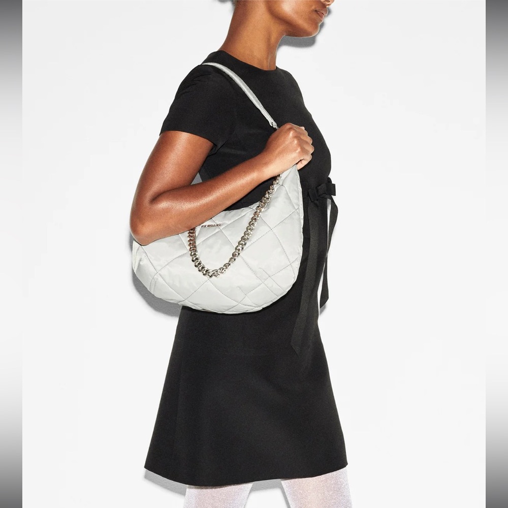 MZ Wallace Madison shoulder bag in Frost